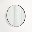 Round LED Mirror 800mm - Matte Black