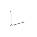 Aliro Accessible 90° Grab Rail - Brushed Gunmetal
