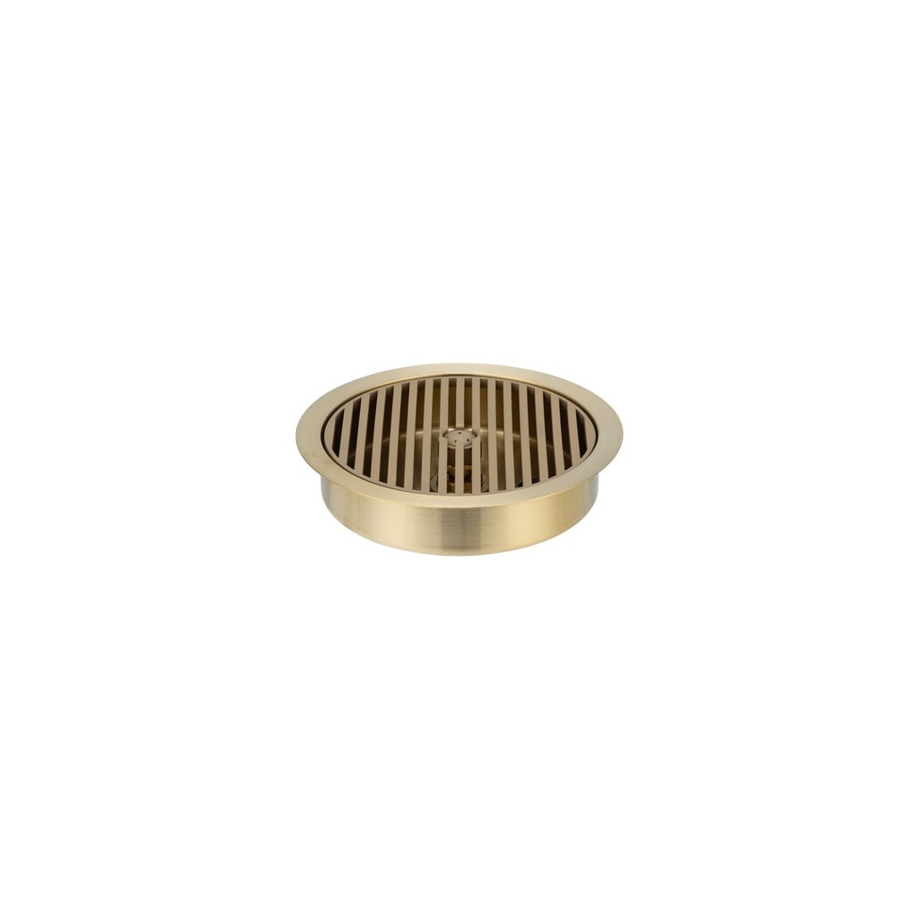 [17377] Glass Cleaner with Drain - Brushed Brass