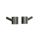 Modi Towel Hook Set - Brushed Gunmetal