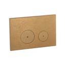 Zaaha Toilet Button Round - Antique Aurum