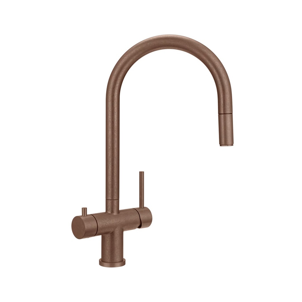 [17529] Elysian Commercial 3-Way Pull-Out Filter Tap - Antique Bronze