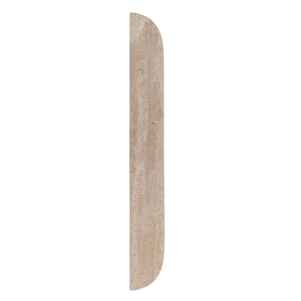 [17586] Pedra Curve Cabinetry Pull 320mm - Beige Travertine