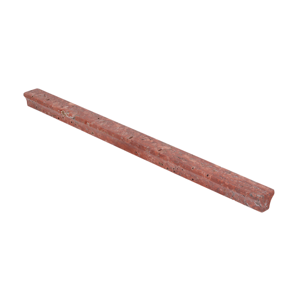 [17596] Pedra Cabinetry Pull 400mm - Red Travertine