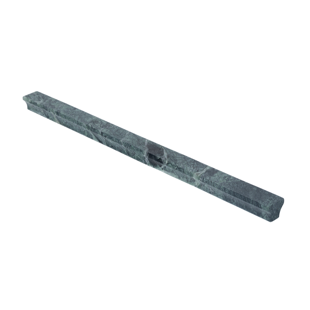 [17597] Pedra Cabinetry Pull 400mm - Verde Alpi Marble
