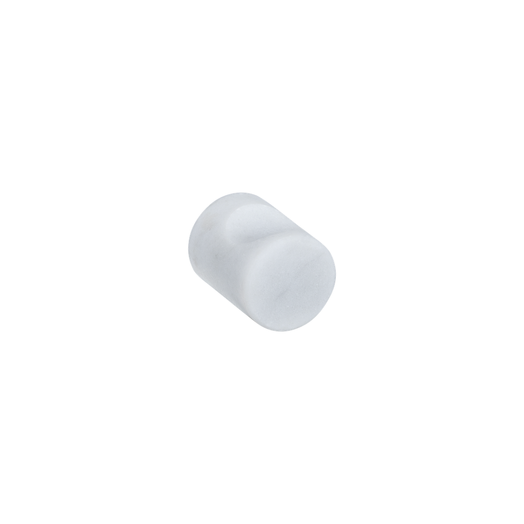 [17603] Pedra Small Knob 20mm - Carrara Marble
