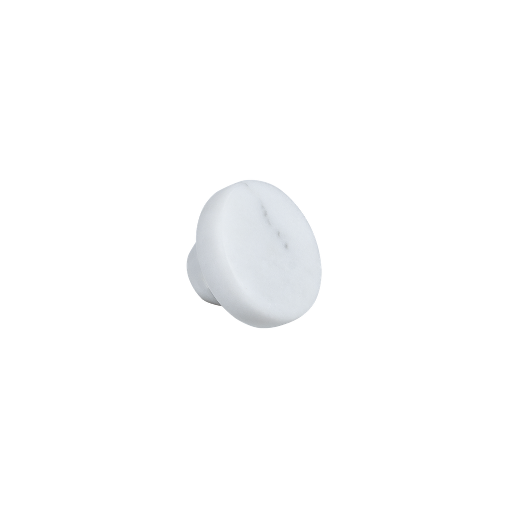 [17607] Pedra Large Knob 35mm - Carrara Marble