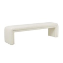 Hugo Layer Bench Seat - Chalk Boucle