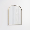 Arch Wall LED Mirror 600 x 750mm - Antique Aurum