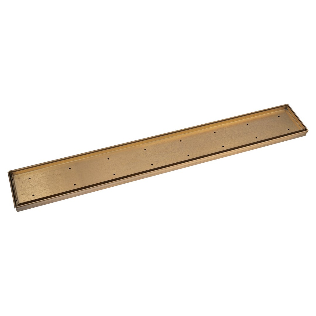 [17897] Pixi Tile Insert Shower Channel Waste 900mm - Antique Aurum