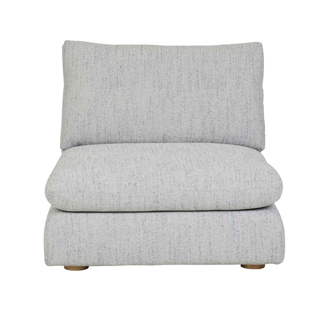 Hugo Marla 1 Seater Center Sofa - Ice Grey