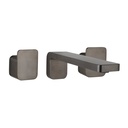 Nesso Assembly Taps & Spout Set - Brushed Gunmetal