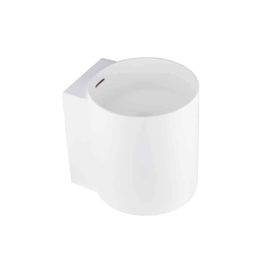 Esme Mini Wall-Hung Basin - Cylinder (Overflow)