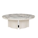 Leon Marble Coffee Table - Porcelain - Matt Ocean Marble