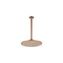 Shower Dropper Round 300mm &amp; Head Set - Brushed Copper