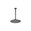 Shower Dropper Round 300mm &amp; Head Set - Brushed Gunmetal