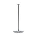 Shower Dropper Extended Round 600mm &amp; Head Set - Chrome