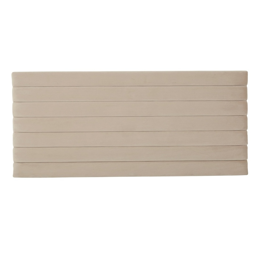Hugo Panel Wide Bedhead - Pearl Velvet