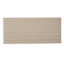 Hugo Panel Wide Bedhead - Pearl Velvet