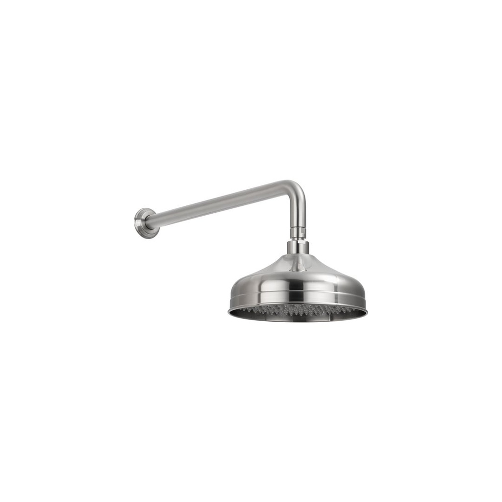 [18136] Kingsley Shower Arm & Head Set - Brushed Nickel
