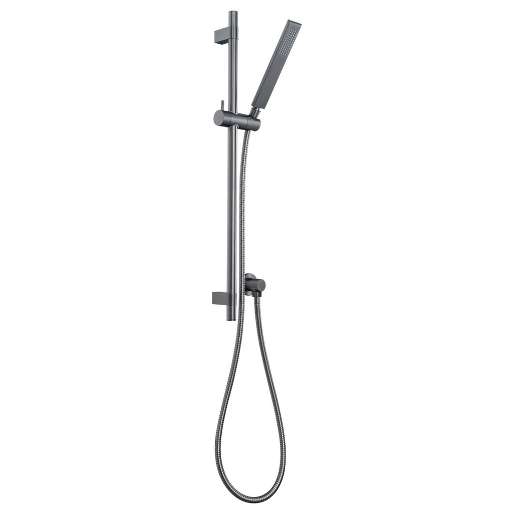 [18153] Elysian Adjustable Hand Shower Rail Set - Brushed Gunmetal
