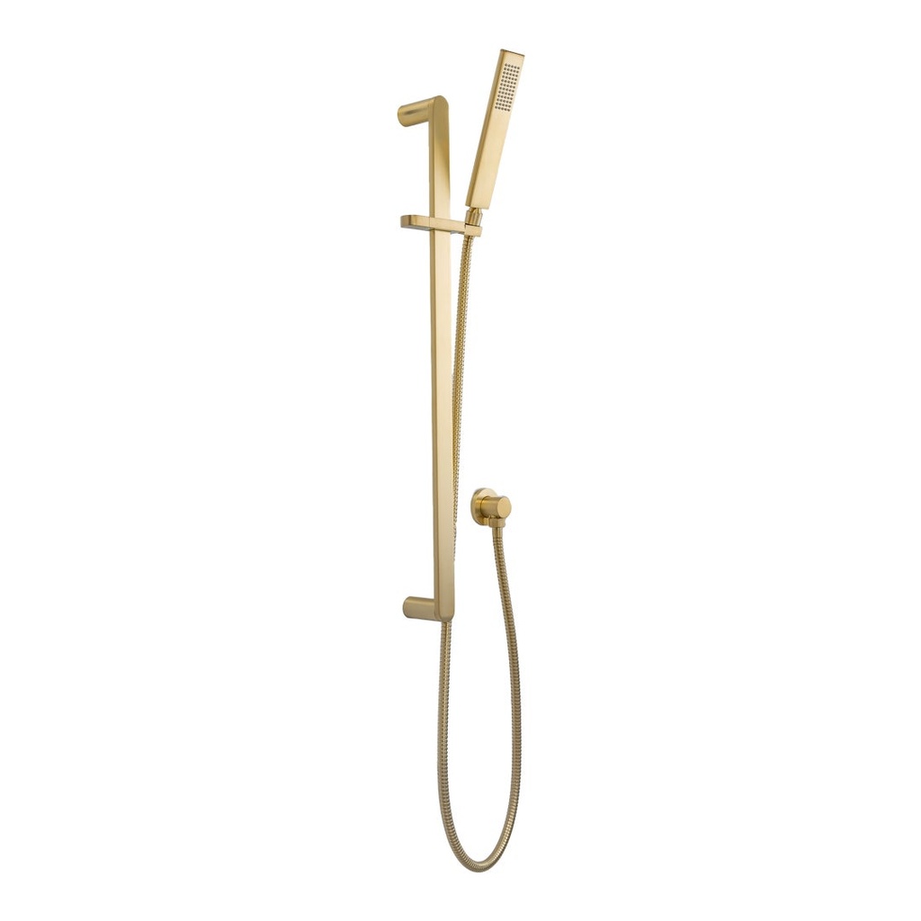 [18158] Milani Hand Shower Rail Set - Brushed Brass