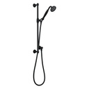 Kingsley Hand Shower Rail Set - Matte Black