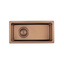 Sola Small Outdoor Sink - Brushed Copper