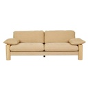 Hugo Remy 3 Seater Sofa - Copeland Honey - Natural Ash
