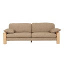 Hugo Remy 3 Seater Sofa - Sand Speckle - Natural Ash