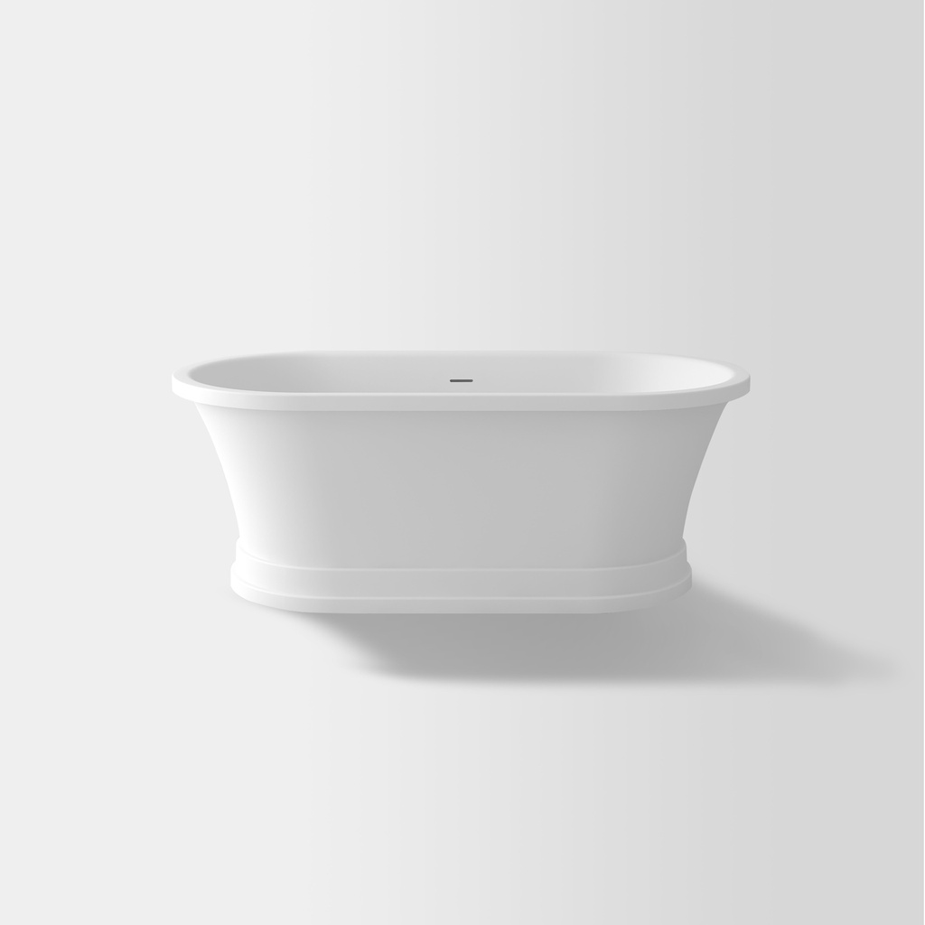 [18522] Kingsley Acrylic Freestanding Bath 1600mm - Matte White