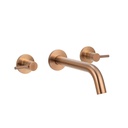 Elysian Assembly Taps & Spout Set - Brushed Copper
