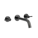 Elysian Assembly Taps & Spout Set - Brushed Gunmetal