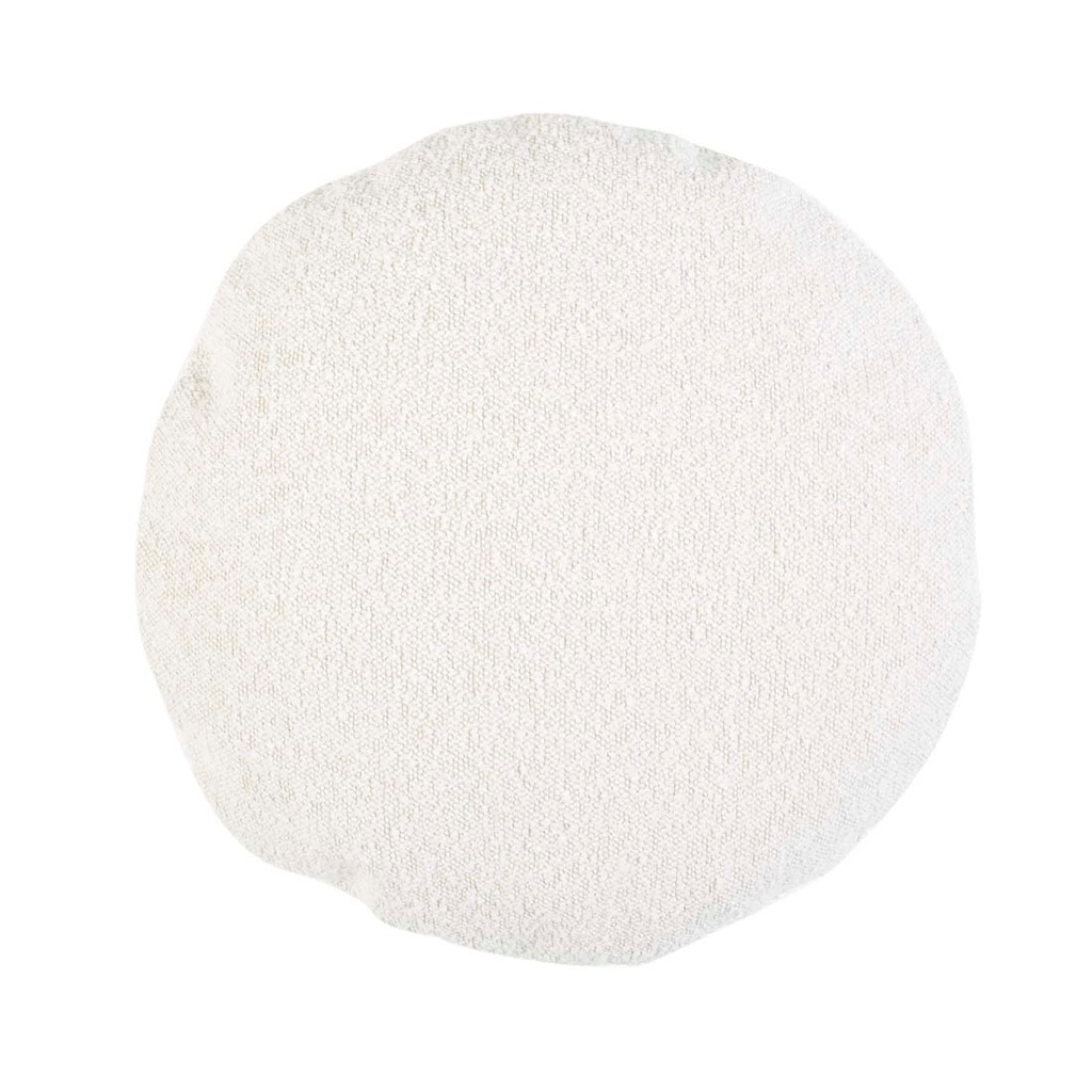 [HUGO-ROUND-CUSHION-OAT-BOUCLE-CUS-HUGO-RND-X] Hugo Round Cushion - Oat Boucle