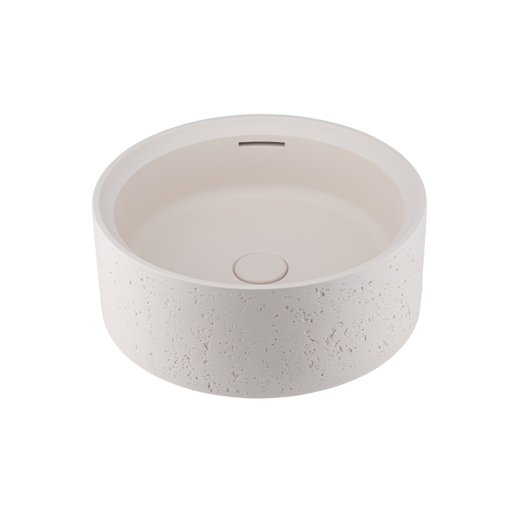 Atelis Concrete Basin - Almond (Overflow)
