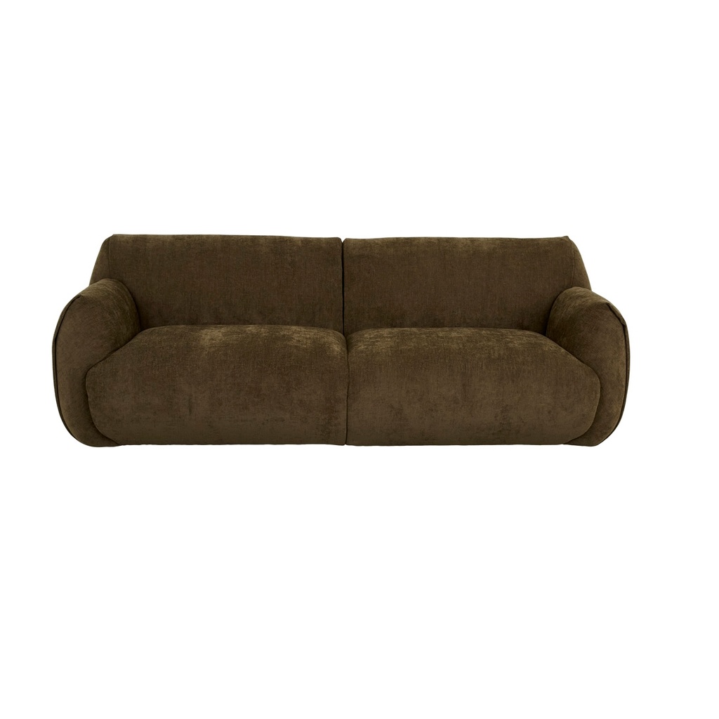 Hugo Rue 3 Seater Sofa - Poker Chestnut