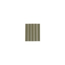 Atami Finger Mosaic Tile - Olive Green - (Sample)