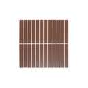 Atami Finger Mosaic Tile - Chocolate