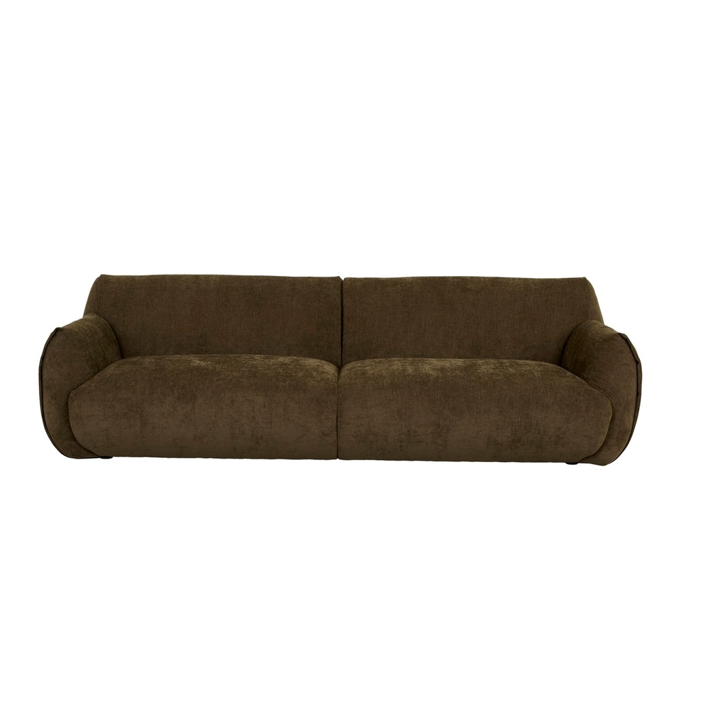 Hugo Rue 4 Seater Sofa - Poker Chestnut
