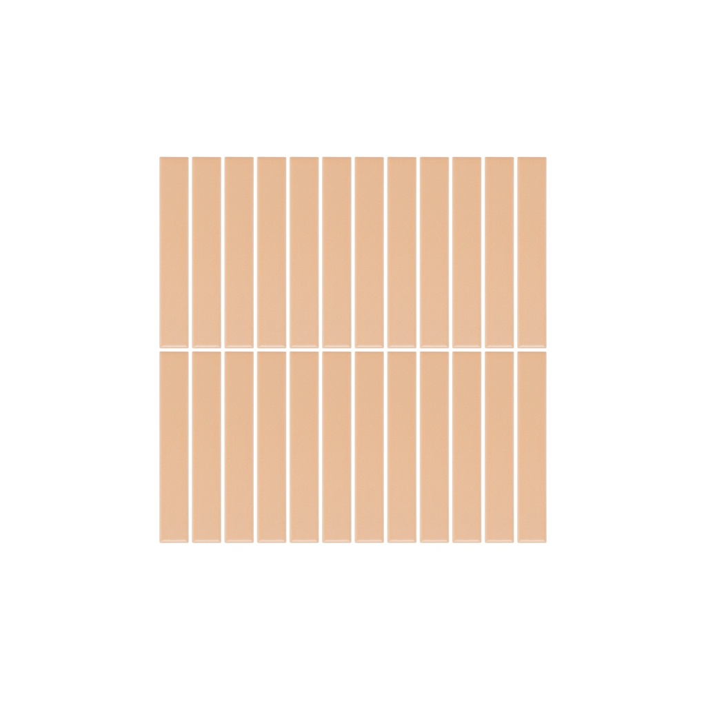 Atami Finger Mosaic Tile - Peach
