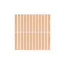 Atami Finger Mosaic Tile - Peach