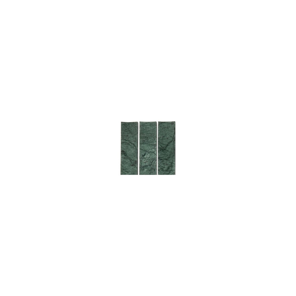 Saroma Natural Stone Inverted Finger Mosaic Tile - Green Marble (Sample)