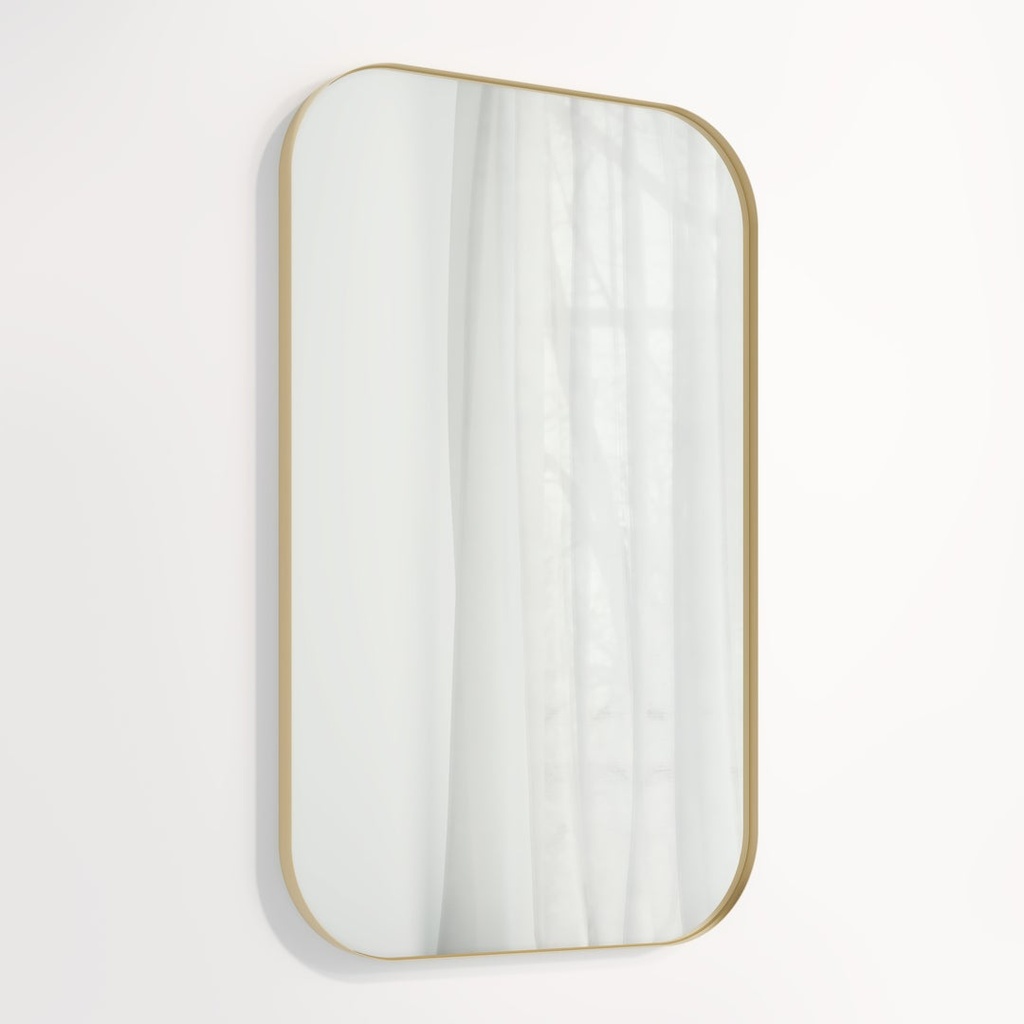 [19236] Aliro Mirror 1000 x 625mm - Brushed Brass
