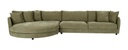 Hugo Tonda Left Chaise Set - Copeland Olive