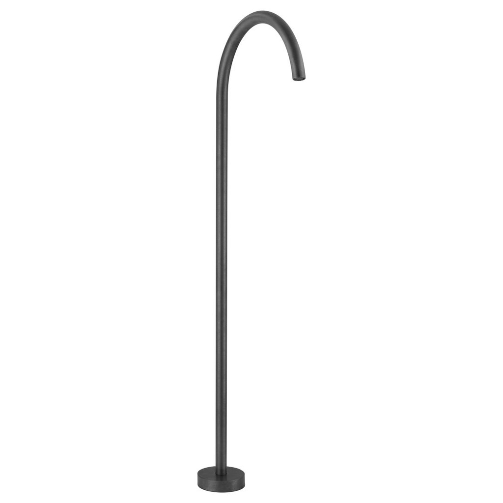 Sola Floor Mounted Bath Filler - Antique Slate