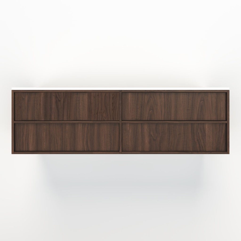 Kasumi - Double Vanity 1700mm - Walnut