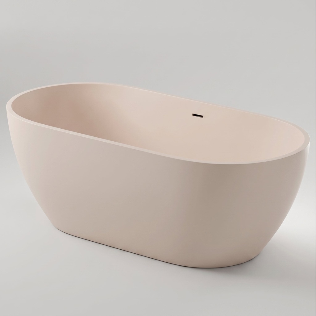 [20176] Scala Acrylic Freestanding Bath 1650mm - Almond