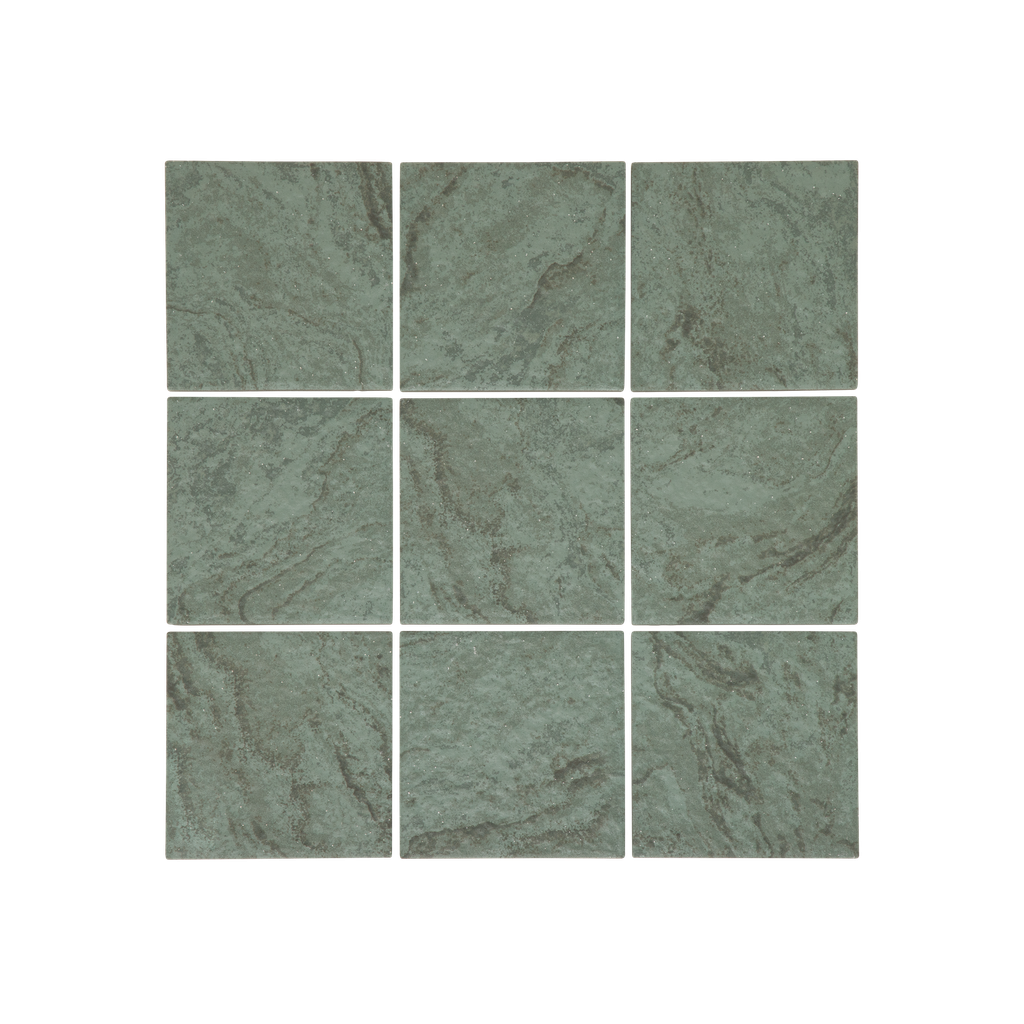 [20305] Sukabumi Large Square Pool Mosaic Tile - Jade Green