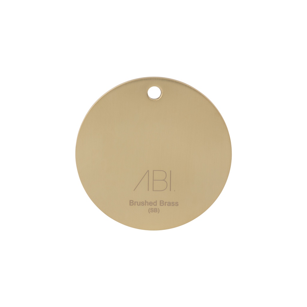 Colour Sample - Brushed Brass (PVD) - Solid Brass