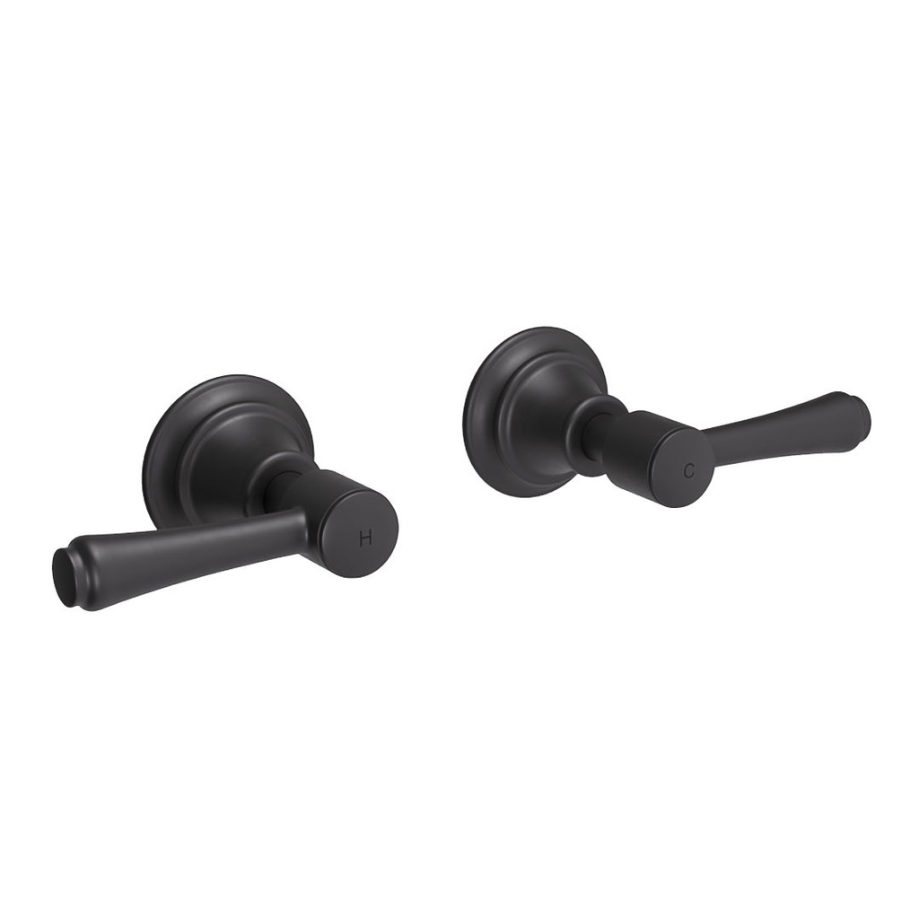 Kingsley Assembly Taps - Matte Black